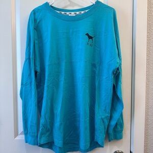 Blue PINK Long Sleeve Sweater